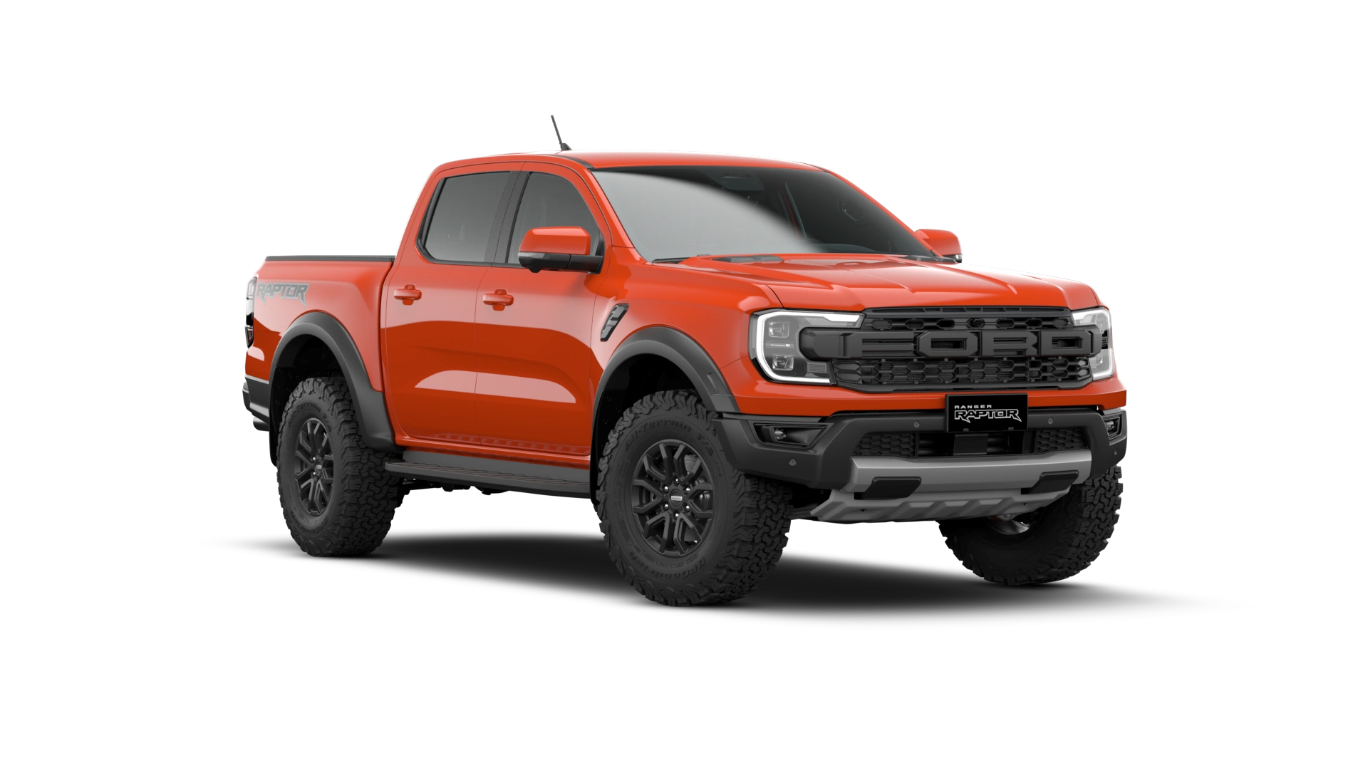 ranger-raptor-orange Ford Ranger Raptor 3.0L AT 4WD mới màu đỏ cam