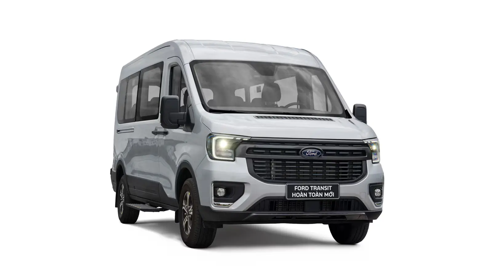 transit-trend-16-silver Ford Transit Trend 16 chỗ màu bạc